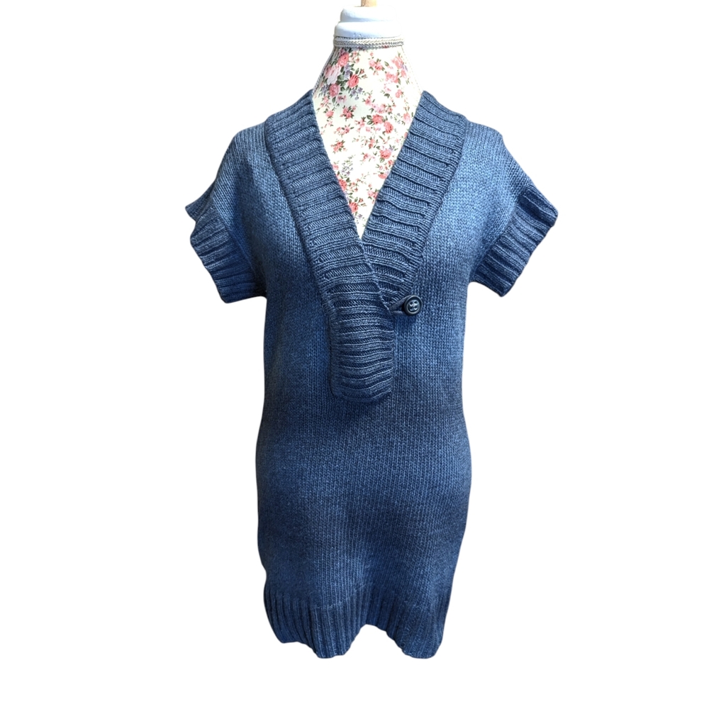 A.N.a. Short Sleeve Tunic Sweater
